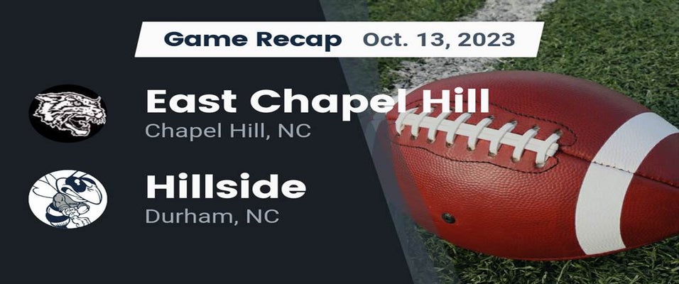 East Chapel Hill vs Hillside Football 10/13/2023