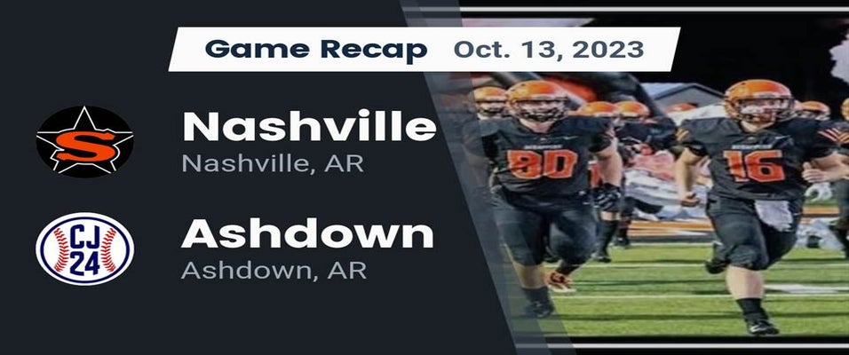 Ashdown vs Nashville Football 10/13/2023