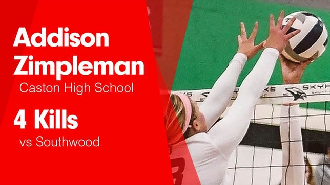 Watch this highlight video of Addison Zimpleman