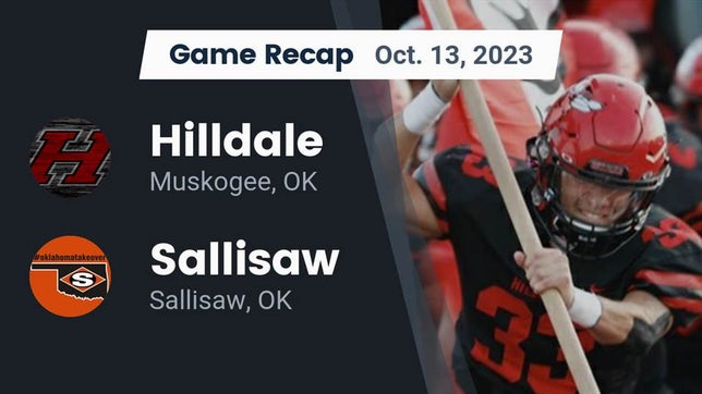 Watch this highlight video of the Hilldale (Muskogee, OK) football team in its game Recap: Hilldale  vs. Sallisaw  2023 on Oct 13, 2023