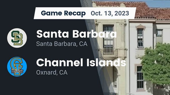 Watch this highlight video of the Santa Barbara (CA) football team in its game Recap: Santa Barbara  vs. Channel Islands  2023 on Oct 13, 2023