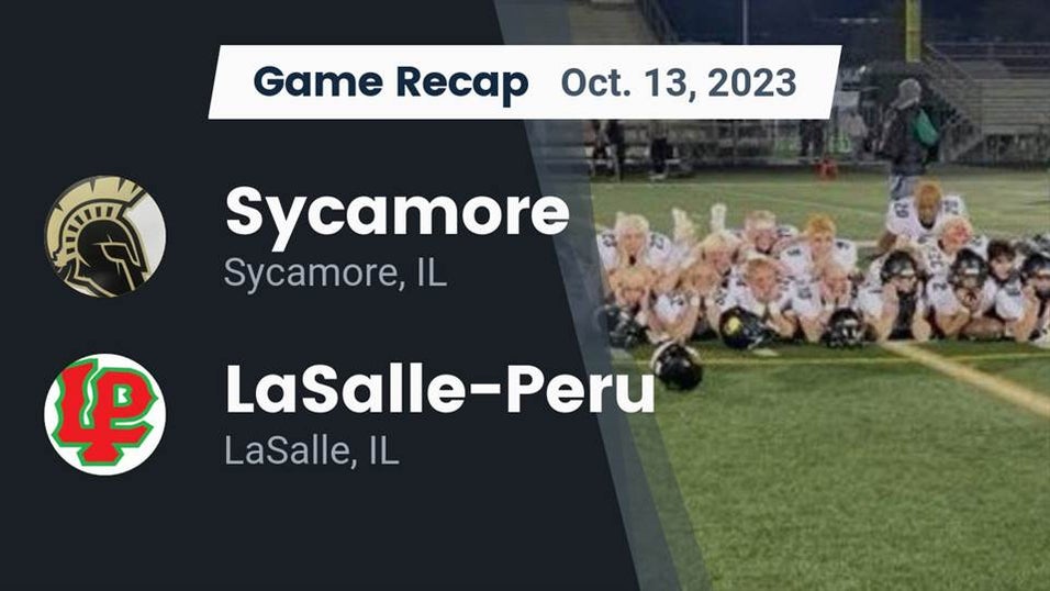 LaSallePeru vs Sycamore Football 10/13/2023