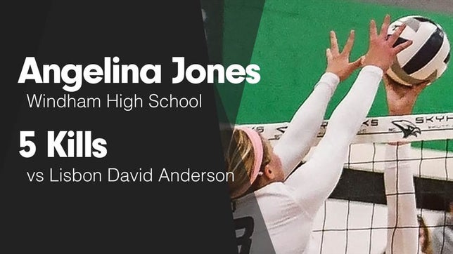 Watch this highlight video of Angelina Jones