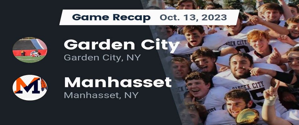 Garden City vs Manhasset Football 10/13/2023