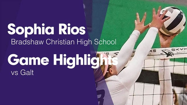 Watch this highlight video of Sophia Rios