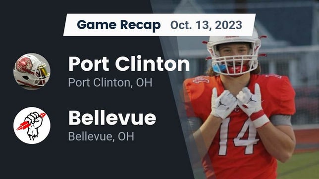Watch this highlight video of the Port Clinton (OH) football team in its game Recap: Port Clinton  vs. Bellevue  2023 on Oct 13, 2023