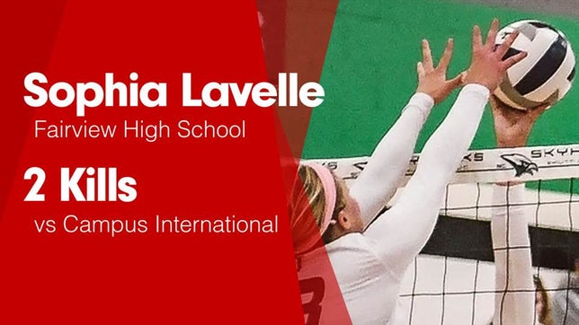 Watch this highlight video of Sophia Lavelle