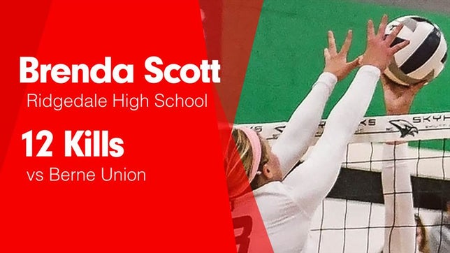 Watch this highlight video of Brenda Scott
