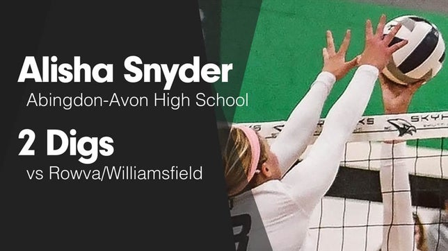 Watch this highlight video of Alisha Snyder