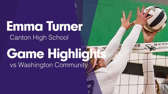 Watch this highlight video of Emma Turner