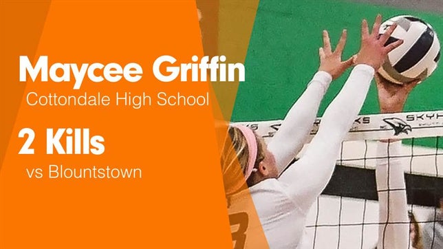 Watch this highlight video of Maycee Griffin