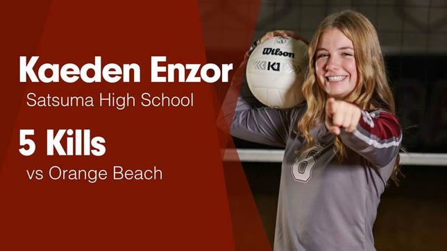 Watch this highlight video of Kaeden Enzor