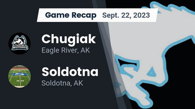 Watch this highlight video of the Chugiak (AK) football team in its game Recap: Chugiak  vs. Soldotna  2023 on Sep 22, 2023