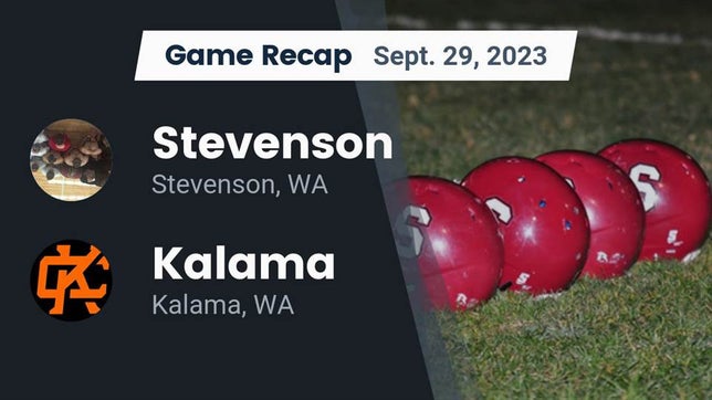 Watch this highlight video of the Stevenson (WA) football team in its game Recap: Stevenson  vs. Kalama  2023 on Sep 29, 2023