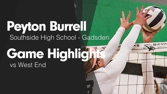 Watch this highlight video of Peyton Burrell