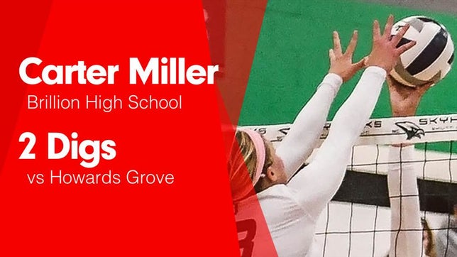 Watch this highlight video of Carter Miller
