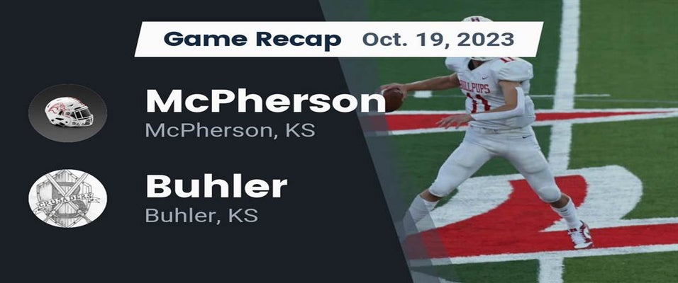 McPherson vs Buhler Football 10/19/2023