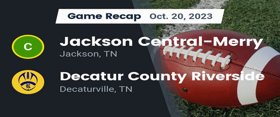 Jackson Central Merry vs Riverside | Football | 10/19/2023