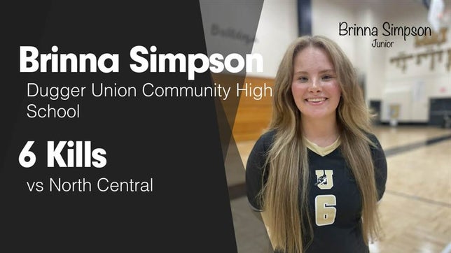 Watch this highlight video of Brinna Simpson