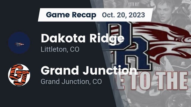 Watch this highlight video of the Dakota Ridge (Littleton, CO) football team in its game Recap: Dakota Ridge  vs. Grand Junction  2023 on Oct 20, 2023