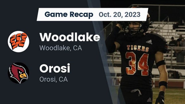 Football Game Recap Orosi Cardinals vs. Woodlake Tigers