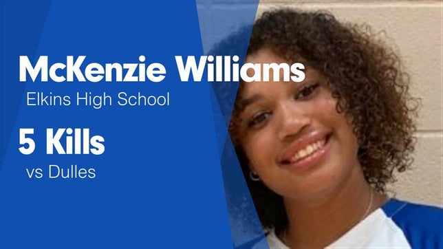 Watch this highlight video of Mckenzie Williams