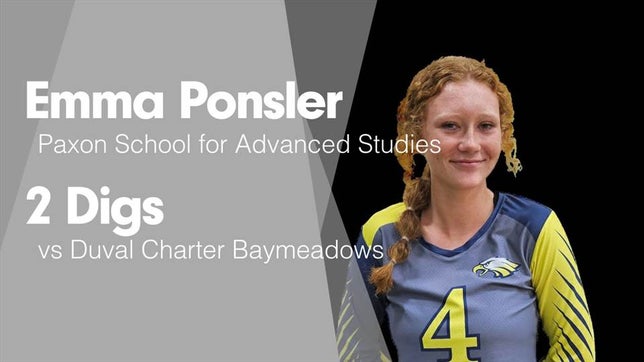 Watch this highlight video of Emma Ponsler