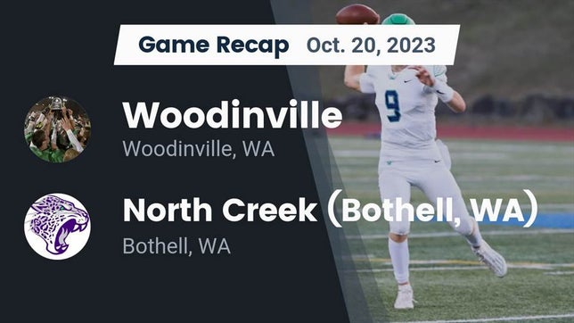Watch this highlight video of the Woodinville (WA) football team in its game Recap: Woodinville vs. North Creek (Bothell, WA) 2023 on Oct 20, 2023