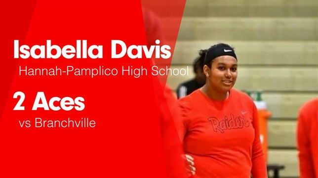 Watch this highlight video of Isabella Davis