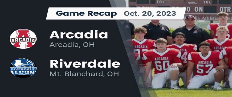 Arcadia vs Riverdale Football 10/20/2023