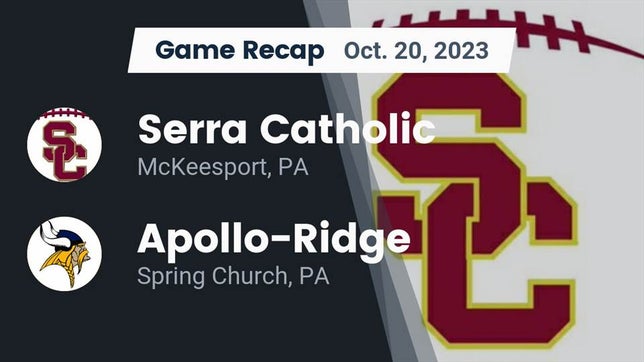 Football Game Recap Apollo Ridge Vikings vs. Serra Catholic Eagles