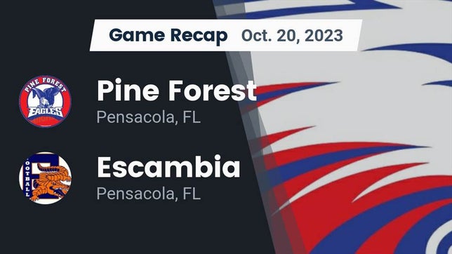 Watch this highlight video of the Pine Forest (Pensacola, FL) football team in its game Recap: Pine Forest  vs. Escambia  2023 on Oct 20, 2023