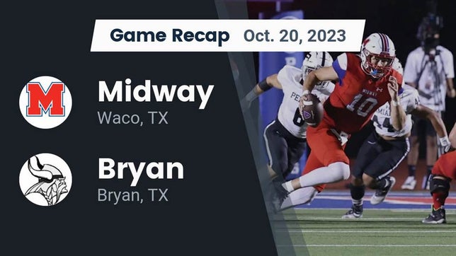 Football Game Recap Bryan Vikings vs. Midway Panthers