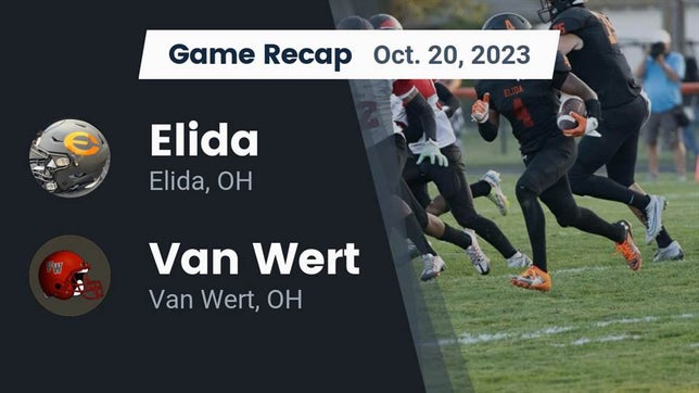Watch this highlight video of the Elida (OH) football team in its game Recap: Elida  vs. Van Wert  2023 on Oct 20, 2023
