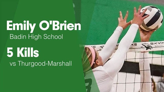 Watch this highlight video of Emily O'brien