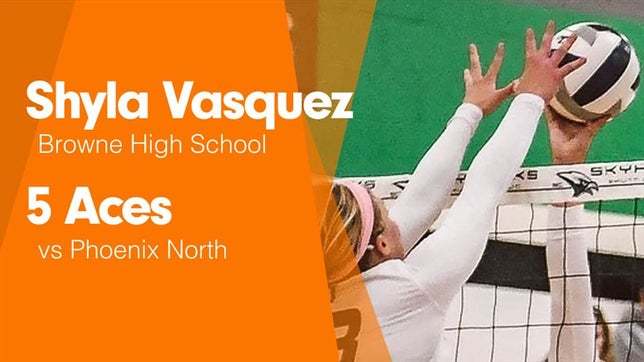 Watch this highlight video of Shyla Vasquez