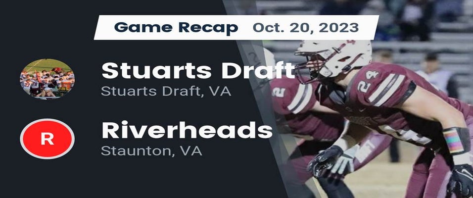 Stuarts Draft vs Riverheads Football 10/20/2023