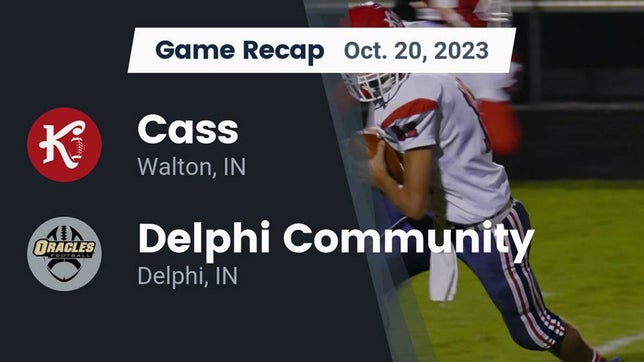 Watch this highlight video of the Lewis Cass (Walton, IN) football team in its game Recap: Cass  vs. Delphi Community  2023 on Oct 20, 2023