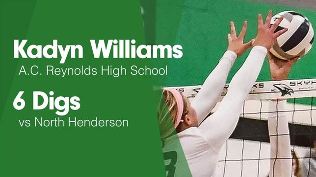 Watch this highlight video of Kadyn Williams