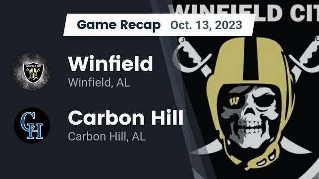 Watch this highlight video of the Winfield (AL) football team in its game Recap: Winfield  vs. Carbon Hill  2023 on Oct 13, 2023