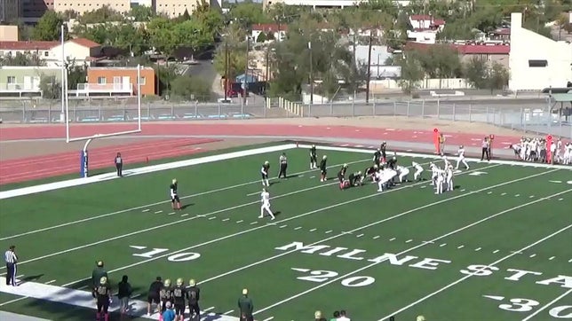 Watch this highlight video of Joel Ortega of the Ruidoso (NM) football team in its game Hope Christian High School on Oct 21, 2023