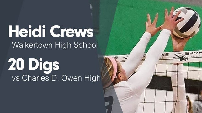 Watch this highlight video of Heidi Crews