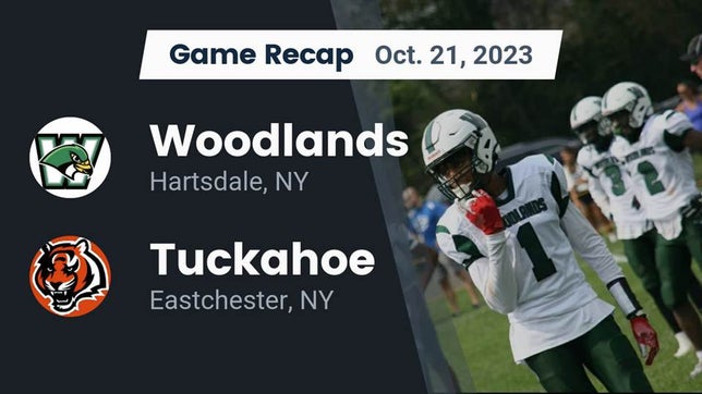 Watch this highlight video of the Woodlands (Hartsdale, NY) football team in its game Recap: Woodlands  vs. Tuckahoe  2023 on Oct 21, 2023