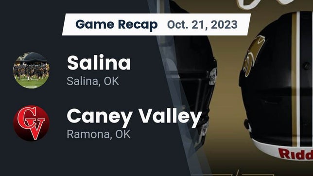 Watch this highlight video of the Salina (OK) football team in its game Recap: Salina  vs. Caney Valley  2023 on Oct 20, 2023