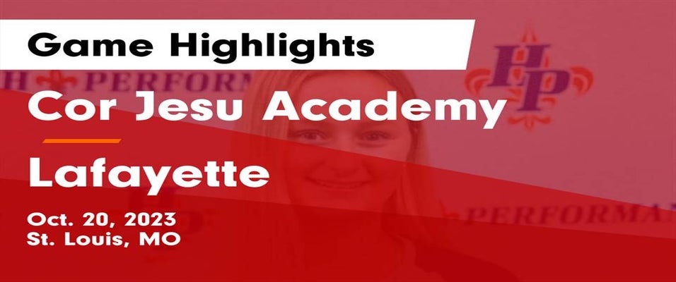 Cor Jesu Academy vs Lafayette | Volleyball | 10/20/2023