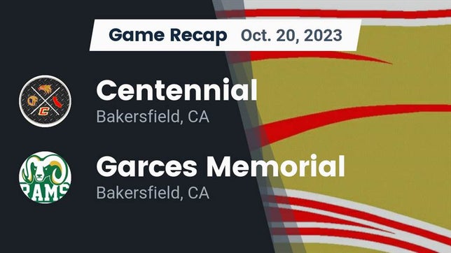 Garces Rams Football Game Recap: Garces Memorial Rams vs. Centennial Golden Hawks