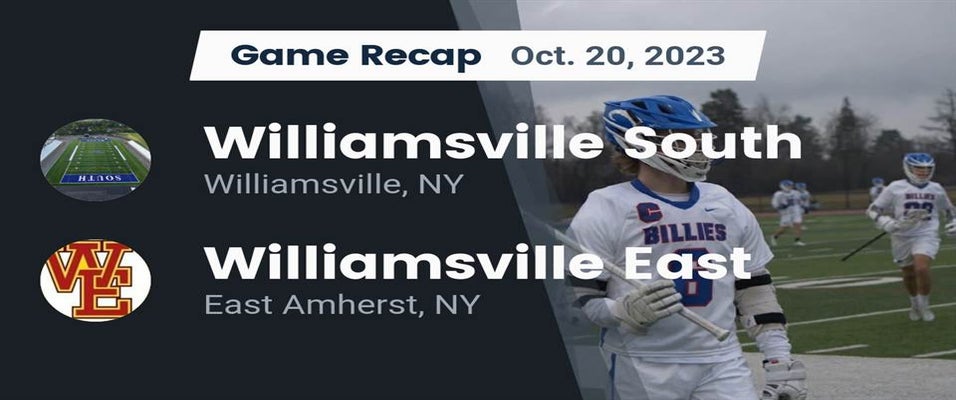 Williamsville East vs Williamsville South Football 10/20/2023