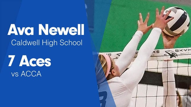 Watch this highlight video of Ava Newell