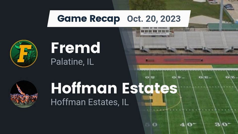 Fremd vs Hoffman Estates Football 10/20/2023