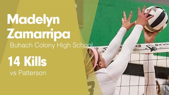 Watch this highlight video of Madelyn Zamarripa